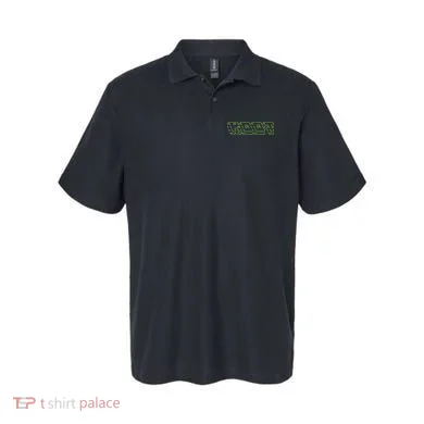 Root Linux ASCII Art Hacker Polo