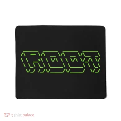 Root Linux ASCII Art Hacker Mousepad