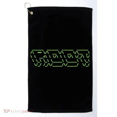 Root Linux ASCII Art Hacker Golf Towel