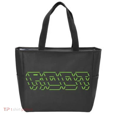 Root Linux ASCII Art Hacker Tote Bag