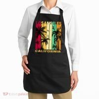 Retro Los Angeles California Palm Tree Stripes Apron thumb 2