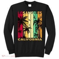 Retro Los Angeles California Palm Tree Stripes Sweatshirt thumb 0