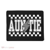 Retro Lightning Auntie Checkered Funny Auntie For Women Mousepad thumb 0