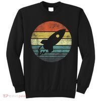 Rocket Launch Astronomy Funny Retro Rocket Space Ship Sweatshirt thumb 0