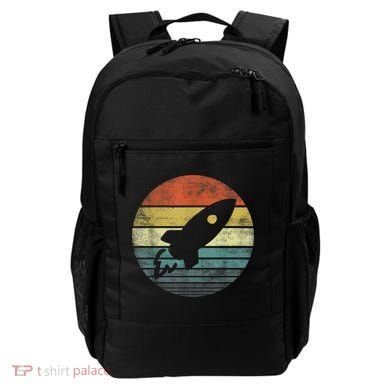 Rocket Launch Astronomy Funny Retro Rocket Space Ship Backpack