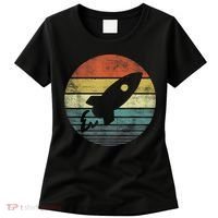 Rocket Launch Astronomy Funny Retro Rocket Space Ship Women's T-Shirt thumb 0