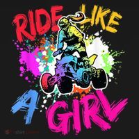 Ride Like A Girl ATV Lovers Quad Bike Biker Girl Women's Hoodie thumb 2