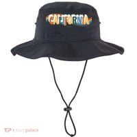 Retro Los Angeles California Cali Wave Bucket Hat thumb 0