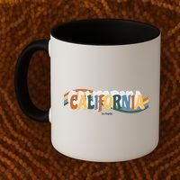 Retro Los Angeles California Cali Wave Coffee Mug thumb 2