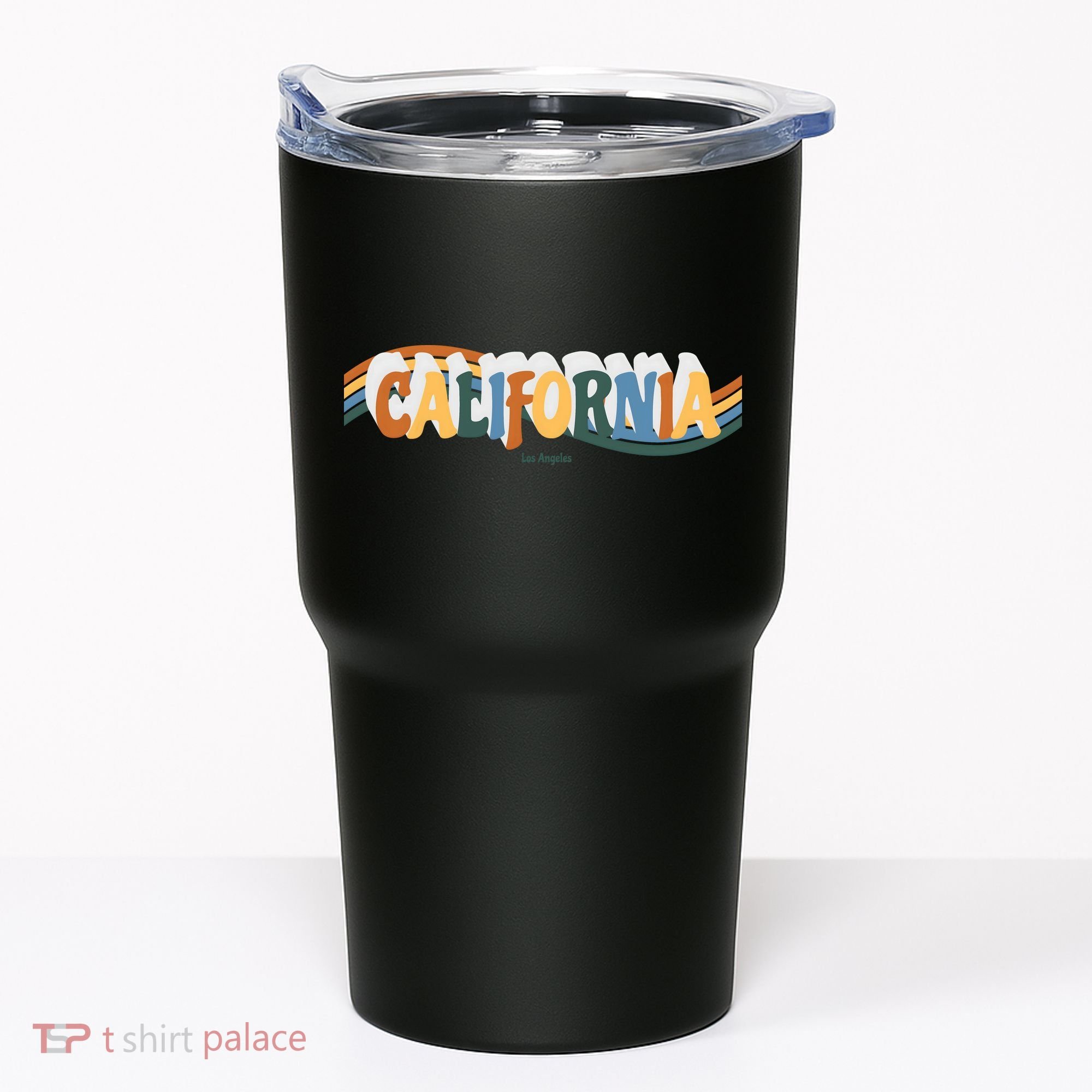 Retro Los Angeles California Cali Wave Tumbler
