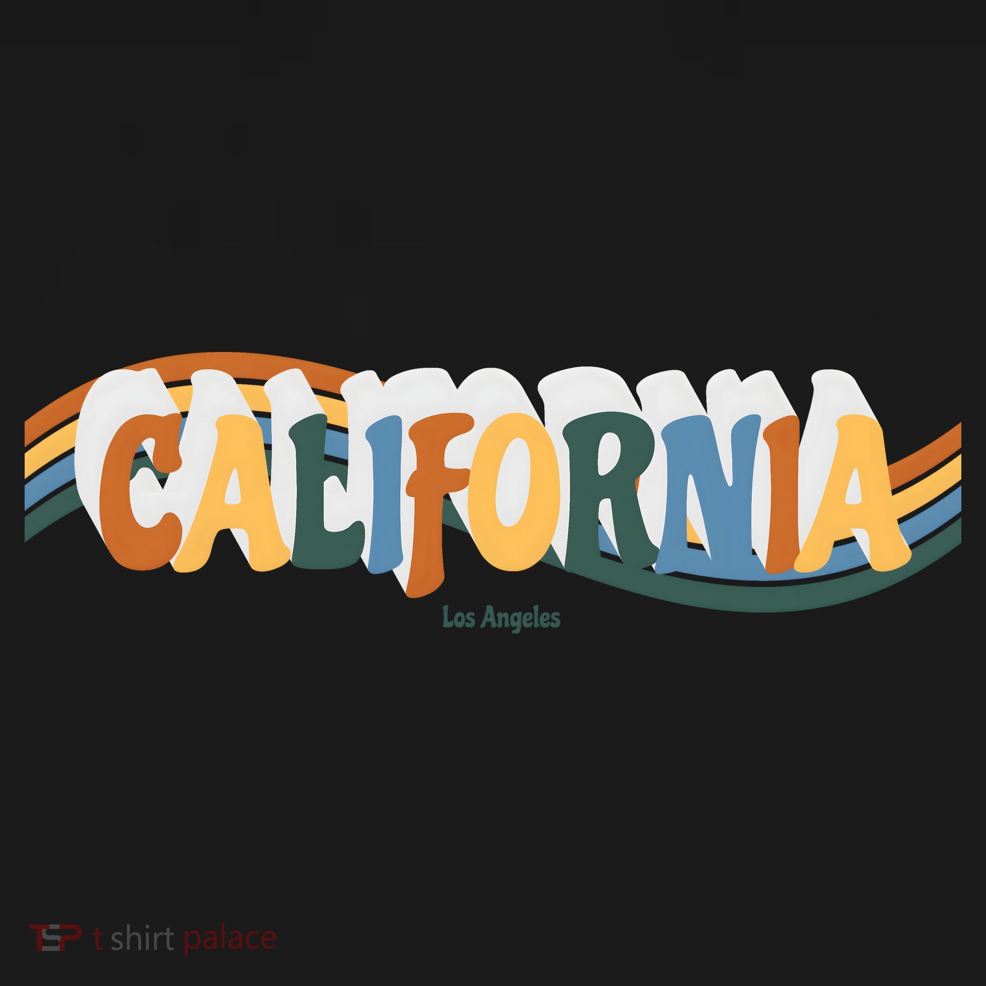 Retro Los Angeles California Cali Wave Women's Tank Top
