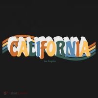 Retro Los Angeles California Cali Wave Baby Bodysuit thumb 2