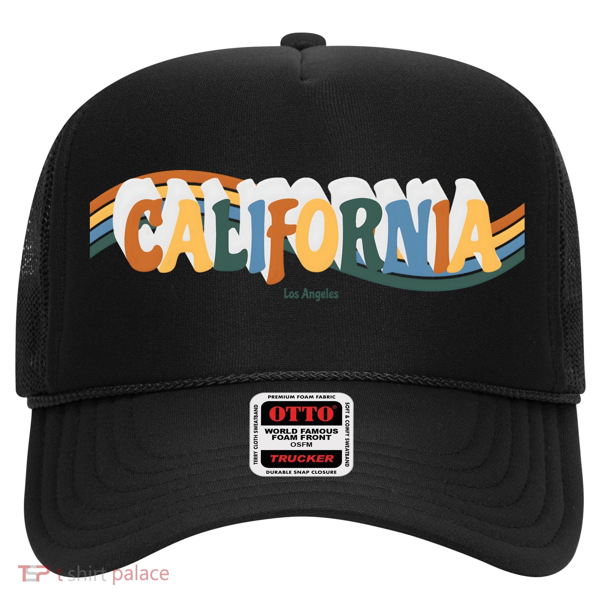 Retro Los Angeles California Cali Wave Hat