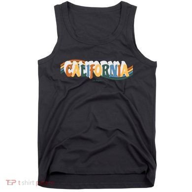 Retro Los Angeles California Cali Wave Tank Top