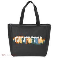 Retro Los Angeles California Cali Wave Tote Bag thumb 0