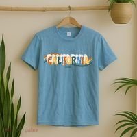 Retro Los Angeles California Cali Wave T-Shirt thumb 2
