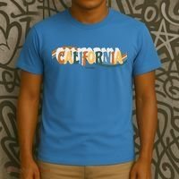 Retro Los Angeles California Cali Wave T-Shirt thumb 3