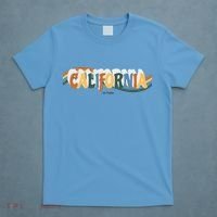 Retro Los Angeles California Cali Wave T-Shirt thumb 4