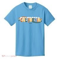 Retro Los Angeles California Cali Wave Kids T-Shirt thumb 0
