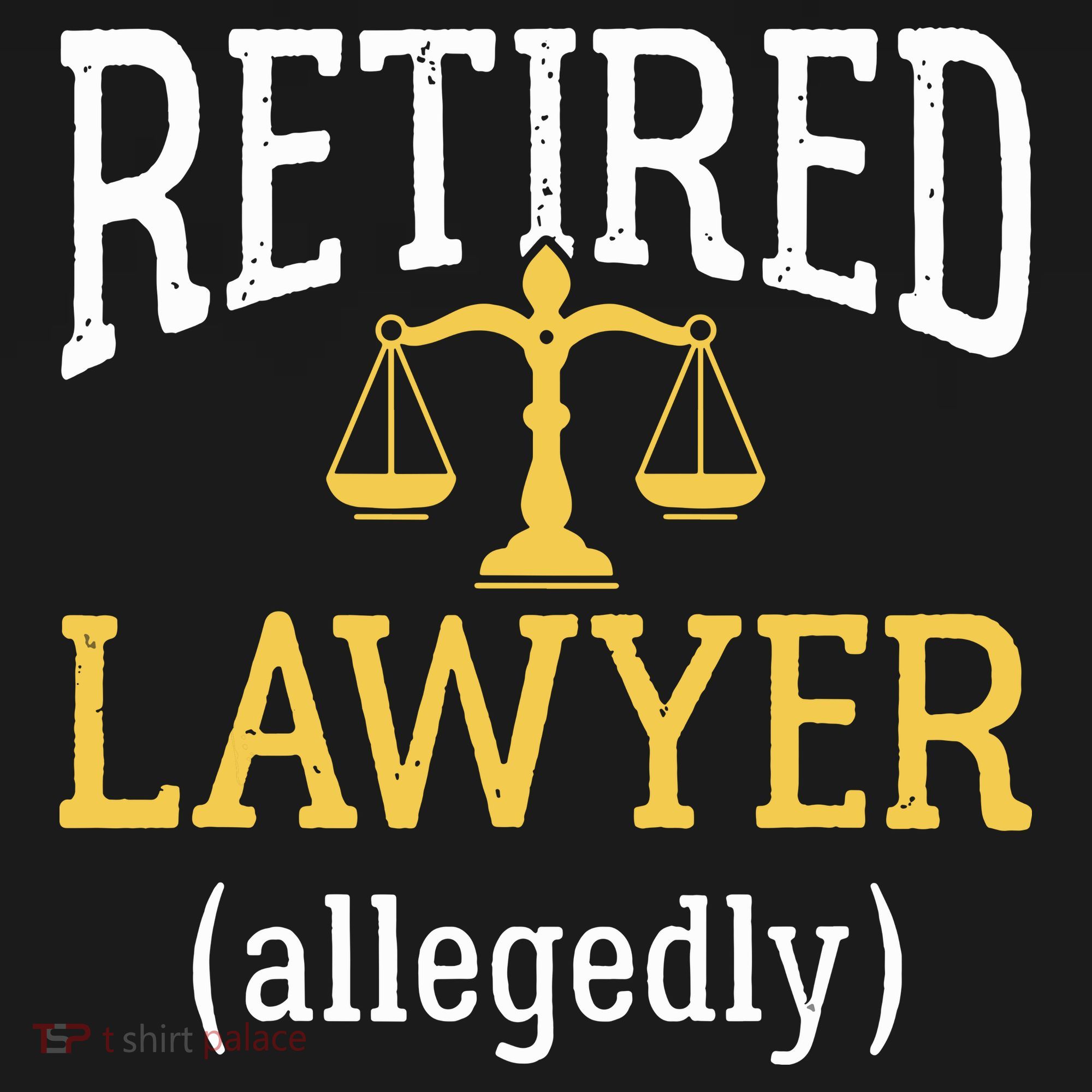 Retired Lawyer Allegedly Funny Attorney Retirement Women's Hoodie