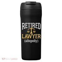 Retired Lawyer Allegedly Funny Attorney Retirement 24oz Duet Stainless Steel Tumbler thumb 0
