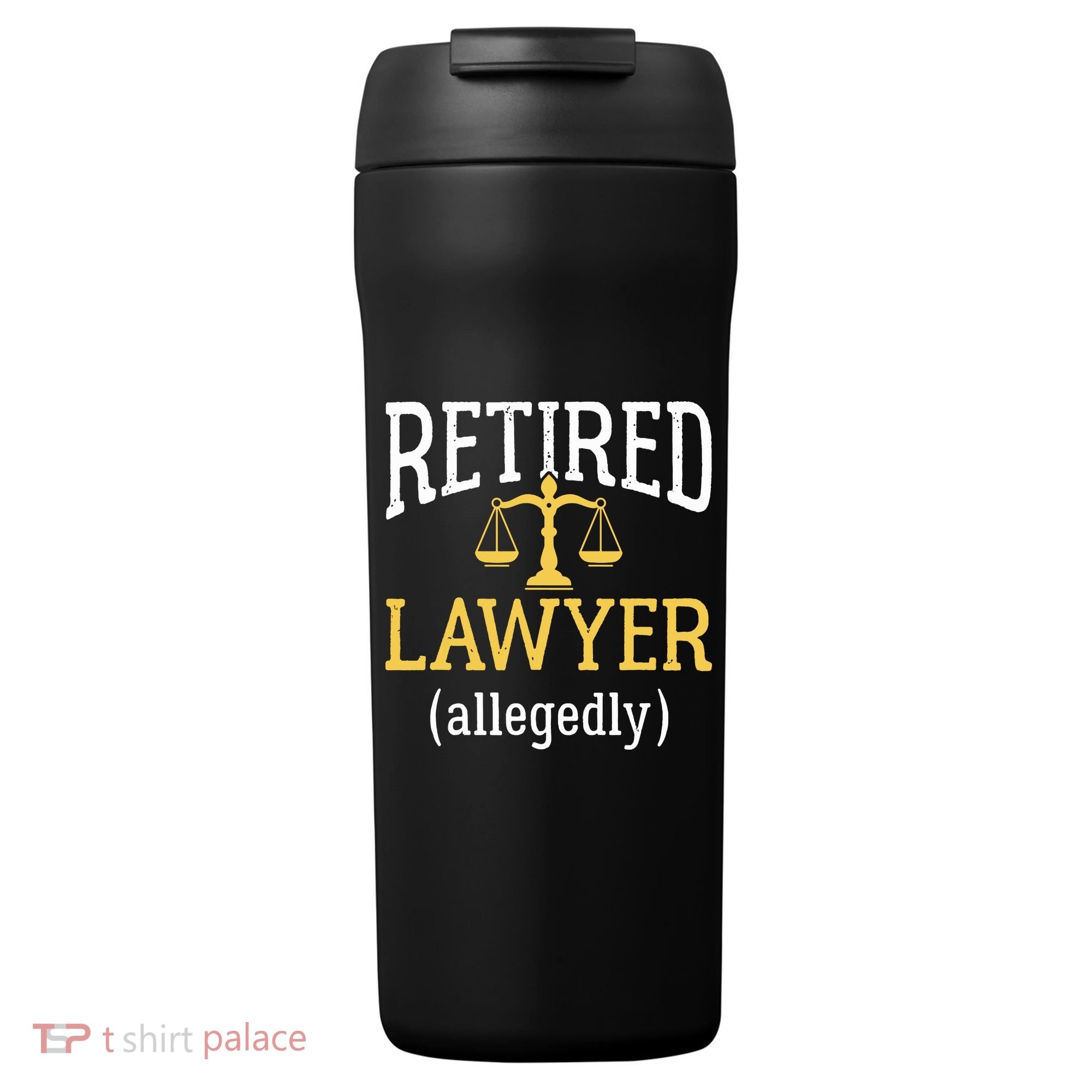 Retired Lawyer Allegedly Funny Attorney Retirement 24oz Duet Stainless Steel Tumbler