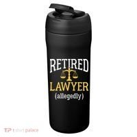 Retired Lawyer Allegedly Funny Attorney Retirement 24oz Duet Stainless Steel Tumbler thumb 3