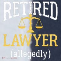 Retired Lawyer Allegedly Funny Attorney Retirement Sport-Tek Competitor United Soccer Jersey thumb 4
