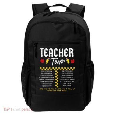 Retro Lightning Bolt Abcd The Teacher Backpack