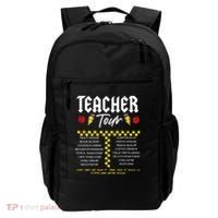 Retro Lightning Bolt Abcd The Teacher Backpack thumb 0
