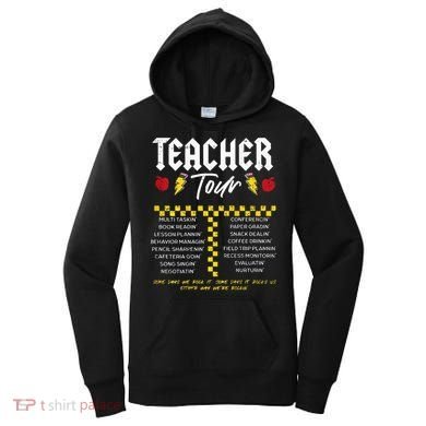 Retro Lightning Bolt Abcd The Teacher Women's Hoodie