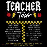 Retro Lightning Bolt Abcd The Teacher Women's Hoodie thumb 2