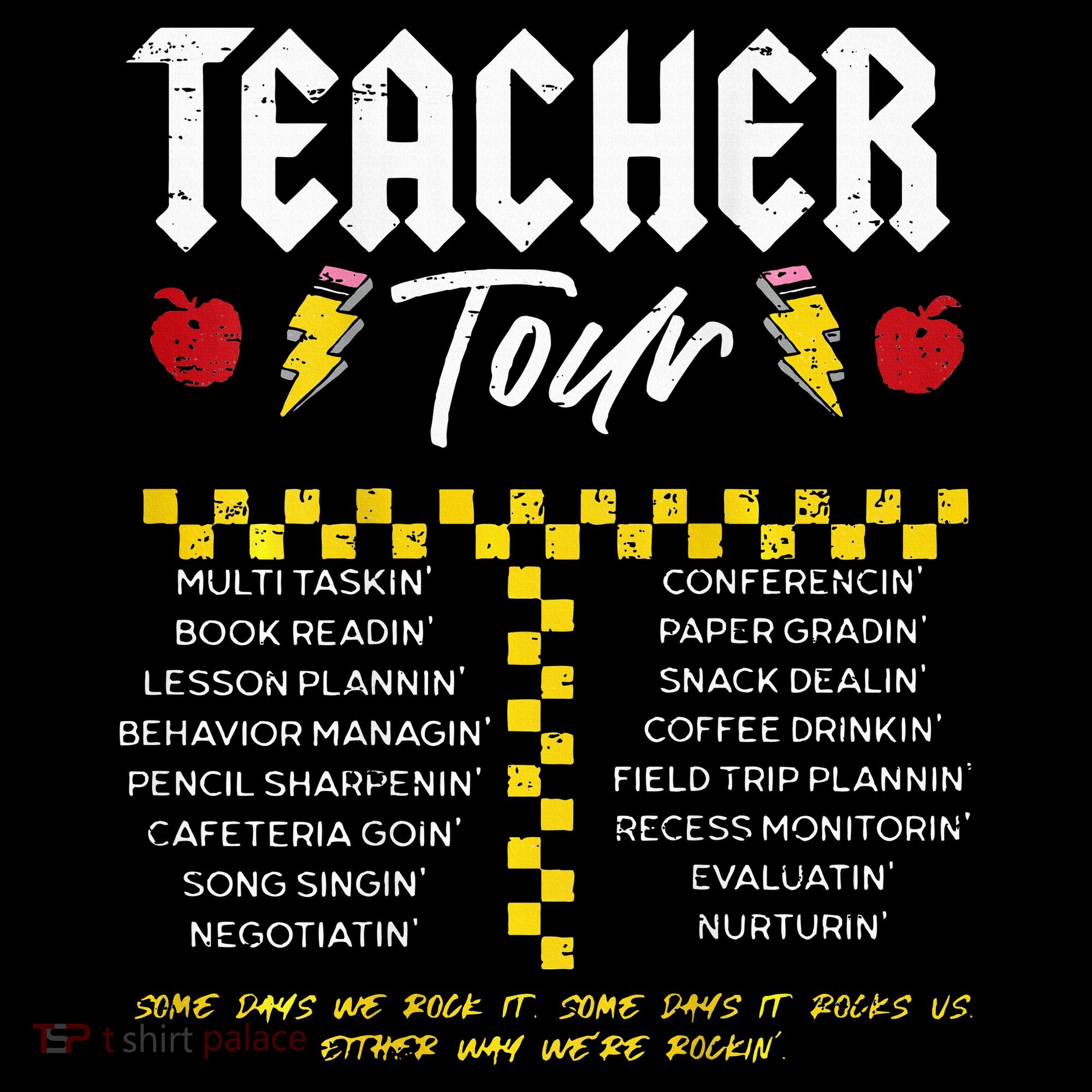 Retro Lightning Bolt Abcd The Teacher Women's Hoodie