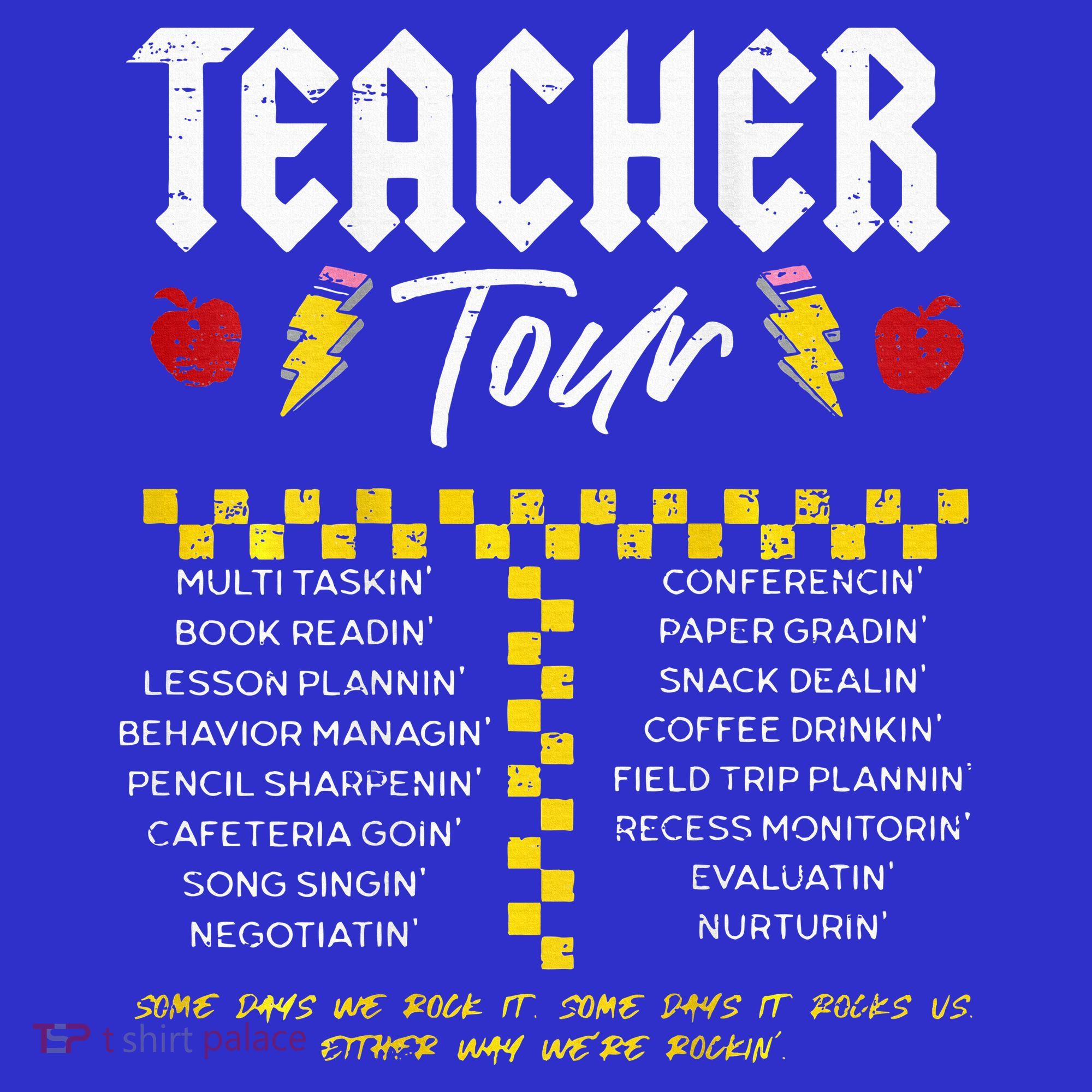Retro Lightning Bolt Abcd The Teacher Hoodie