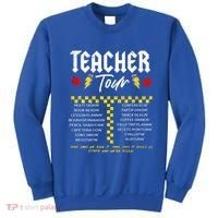 Retro Lightning Bolt Abcd The Teacher Sweatshirt thumb 0