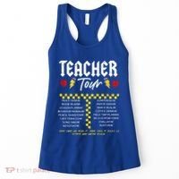 Retro Lightning Bolt Abcd The Teacher Women's Tank Top thumb 0