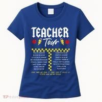 Retro Lightning Bolt Abcd The Teacher Women's T-Shirt thumb 0