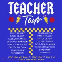 Retro Lightning Bolt Abcd The Teacher Kids Sweatshirt thumb 2