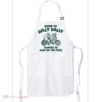 Raccoon Lovers Born To Dilly Dally Forced To Pick Up The Pace Apron thumb 0