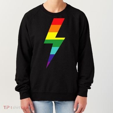 Rainbow Lightning Bolt Women's Sweatshirt