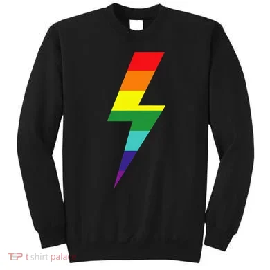 Rainbow Lightning Bolt Sweatshirt