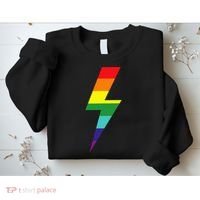 Rainbow Lightning Bolt Sweatshirt thumb 2