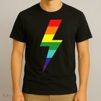 Rainbow Lightning Bolt T-Shirt thumb 3