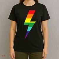 Rainbow Lightning Bolt T-Shirt thumb 4