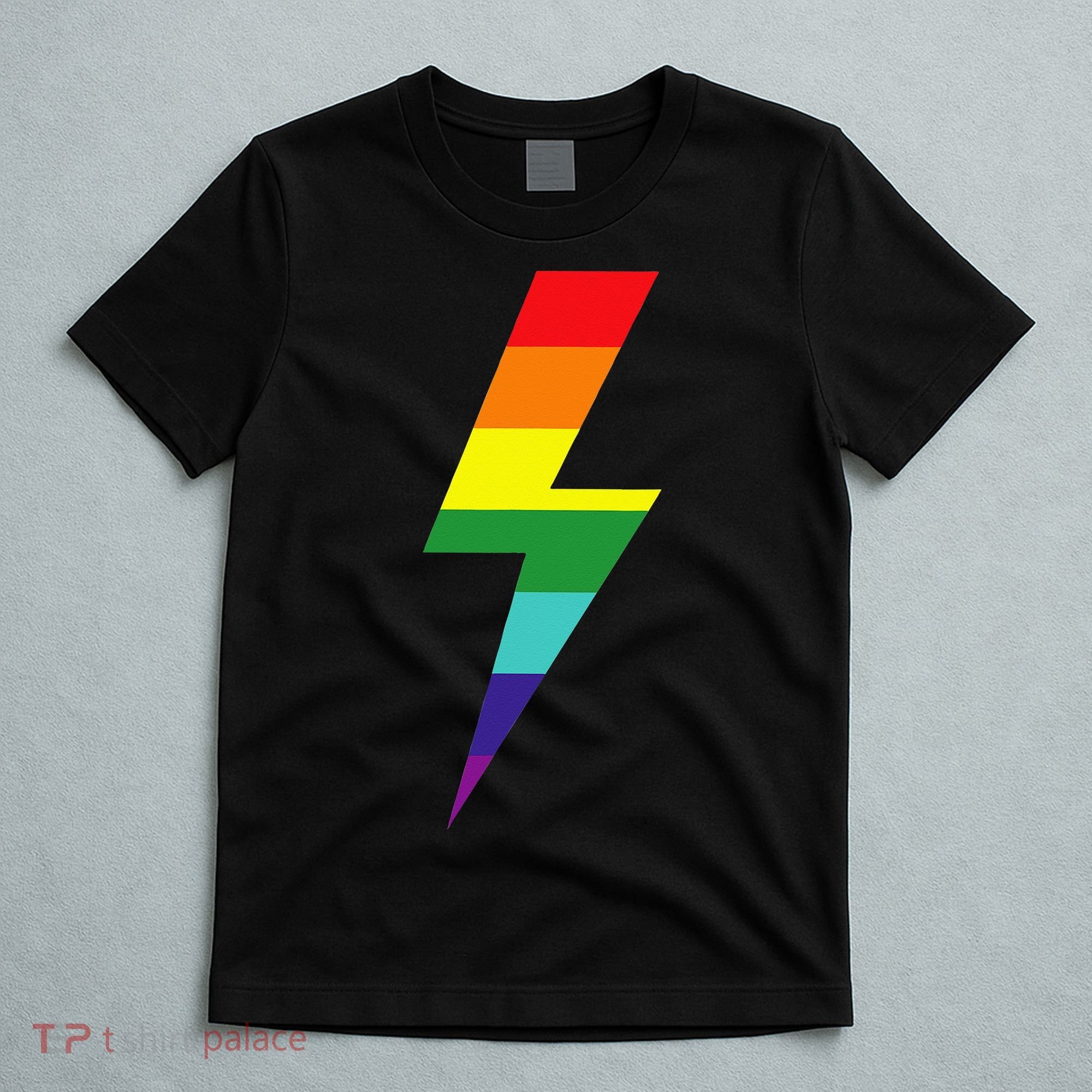 Rainbow Lightning Bolt T-Shirt