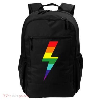 Rainbow Lightning Bolt Backpack