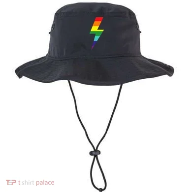 Rainbow Lightning Bolt Bucket Hat