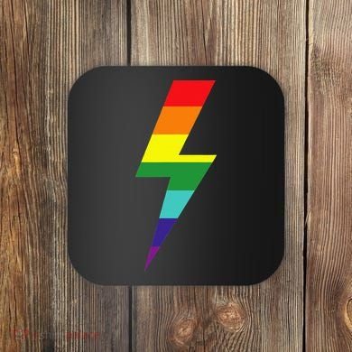 Rainbow Lightning Bolt Coaster