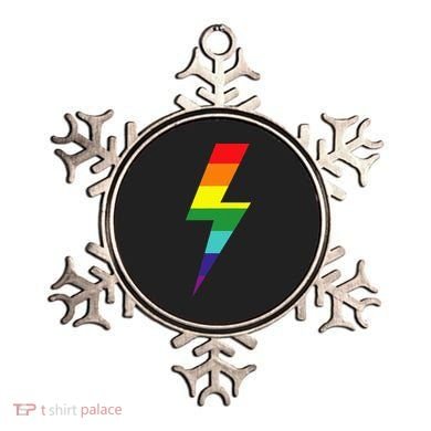 Rainbow Lightning Bolt Ornament