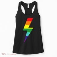 Rainbow Lightning Bolt Women's Tank Top thumb 0